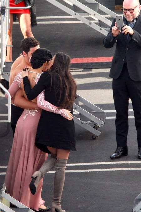 Rumer Willis og mor Demi Moore poserer