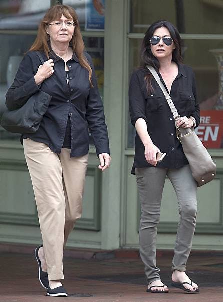 Shannen Doherty og hendes mor Rosa Doherty.