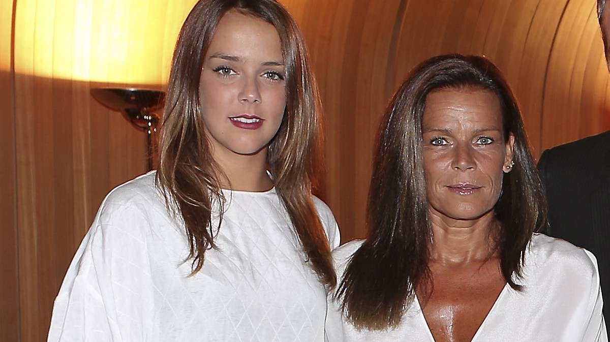 Prinsesse Stephanie sammen med Pauline Grace Maguy Ducruet