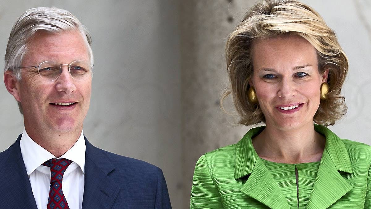 Kronprins philippe og kronprinsesse Mathilde