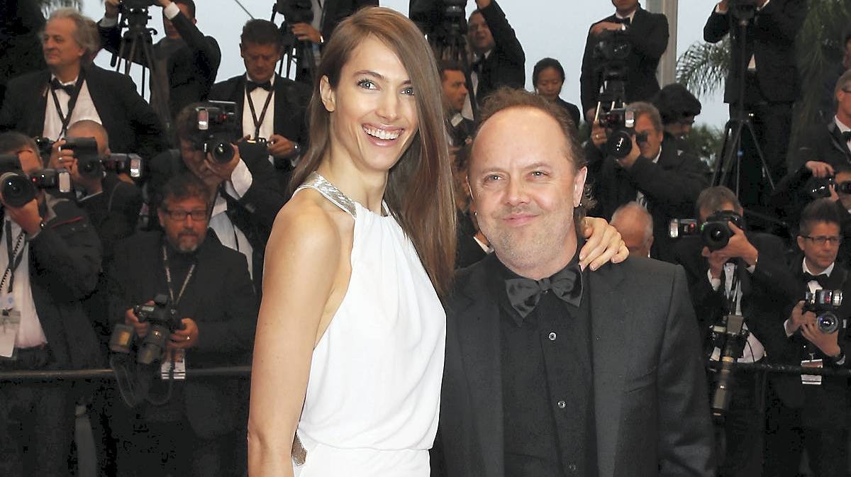 Jessica Miller og Lars Ulrich