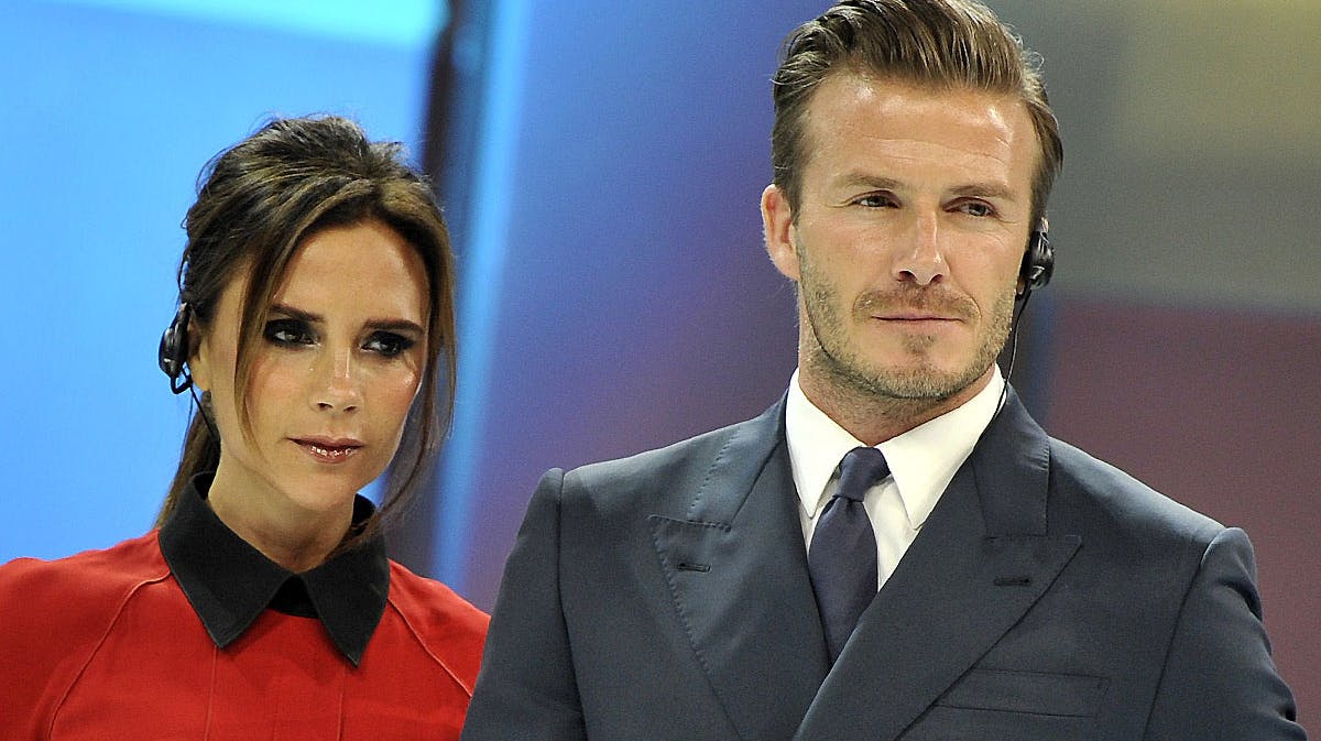 Victoria og David Beckham sammen