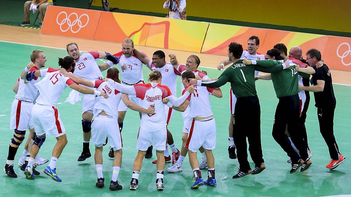 Håndboldherrernes semifinale ved OL i Rio 2016.