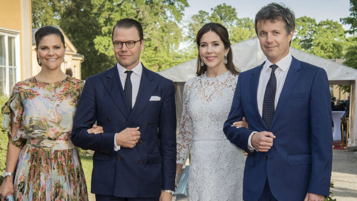 Det danske kronprinspar på dansk erhversfremstød i selskab med det svenske kronprinsessepar