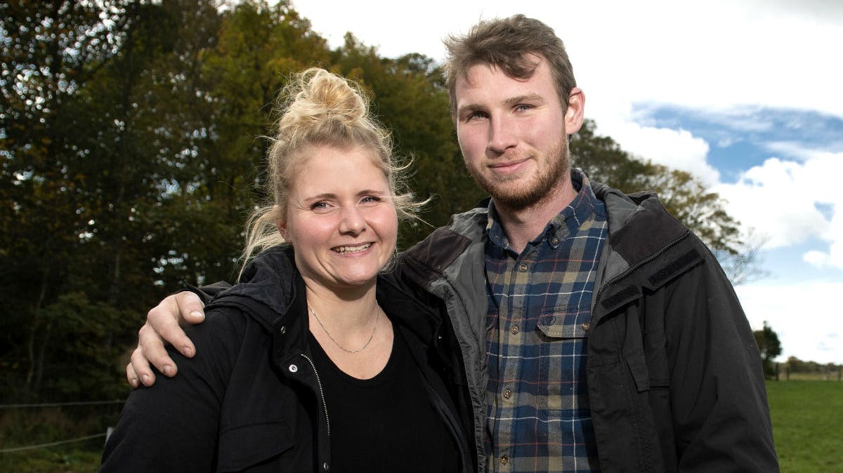 Stine Marthine Pedersen og Niels Pors fra ?Landmand søger kærlighed?.