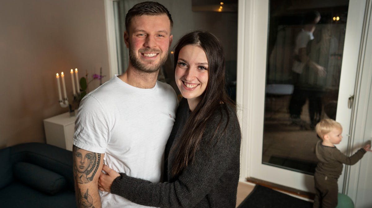 Hjemme hos Maria, Daniel og Louie fra "Årgang 20". 