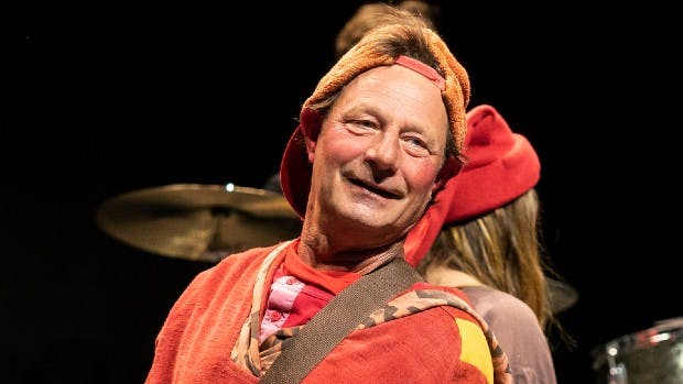 Jan Linnebjerg har i mange år optrådt som Pyrus rundt omkring i landet ved juletid. Her ses han i 2021.&nbsp;