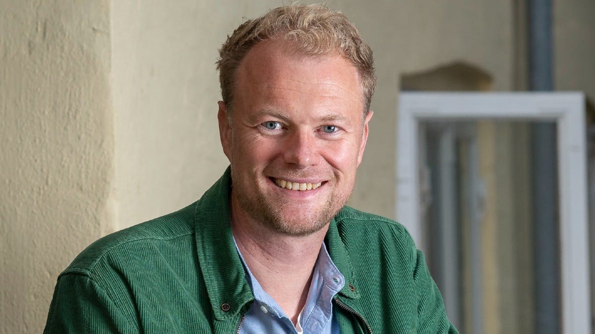 Hjemme hos Christian Degn. 