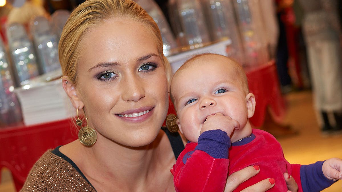 Anna David og datter Alba