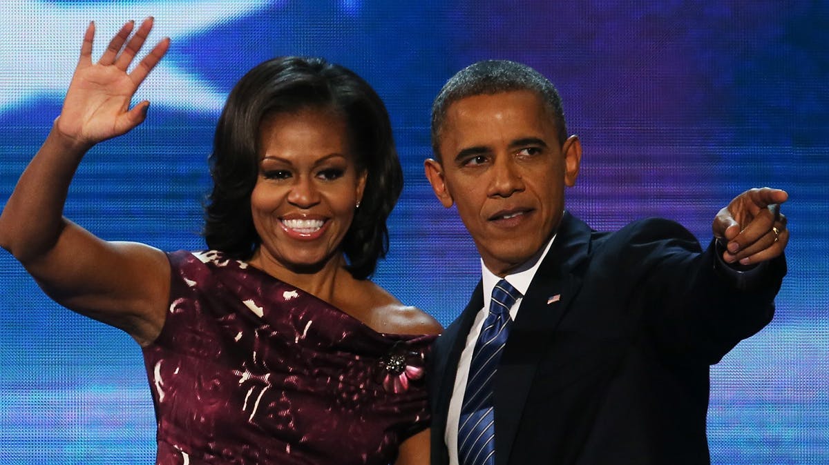 Michelle og Barack Obama