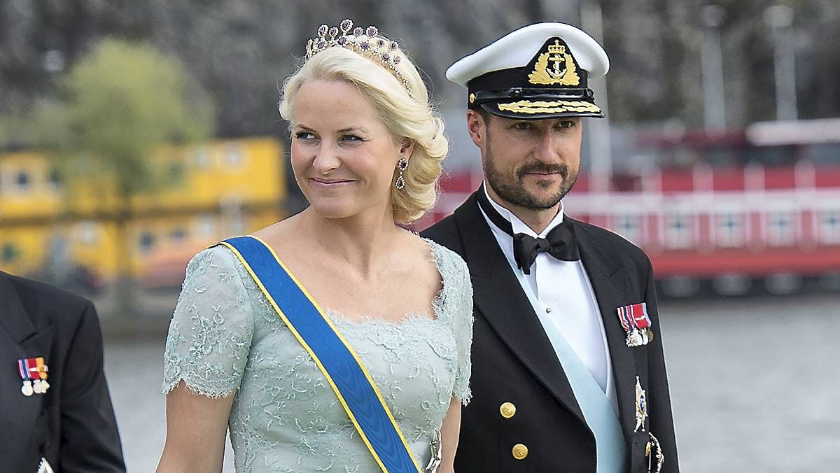 Kronprinsesse Mette-Marit og kronprins Haakon.