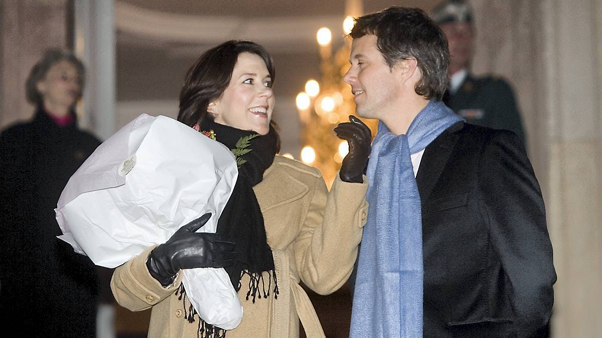 Kronprinsesse Mary og kronprins Frederik.