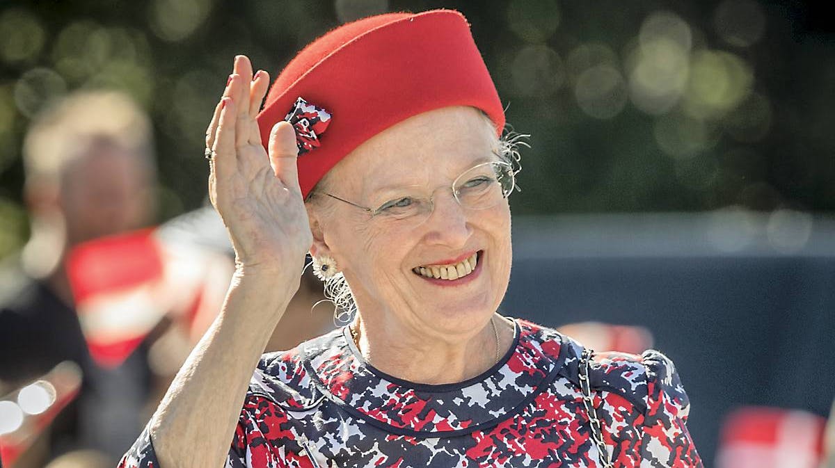 Dronning Margrethe på sommertogt i Odsherred i september 2016.