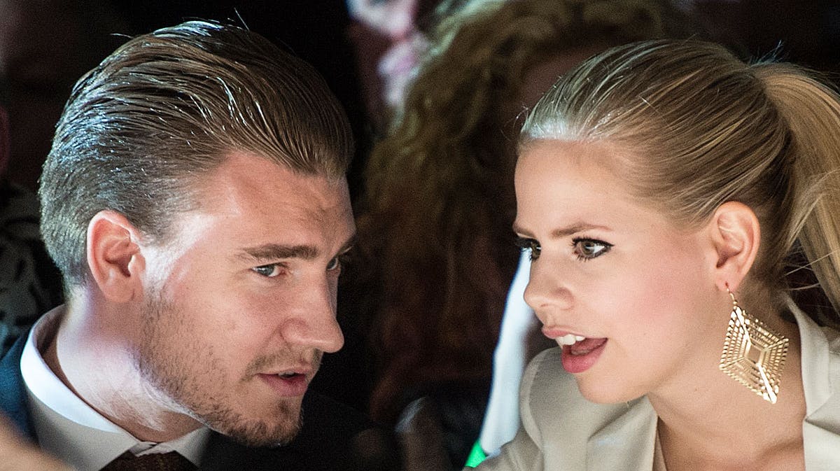 Nicklas Bendtner og Julie Zangenberg på ferie i Afrika