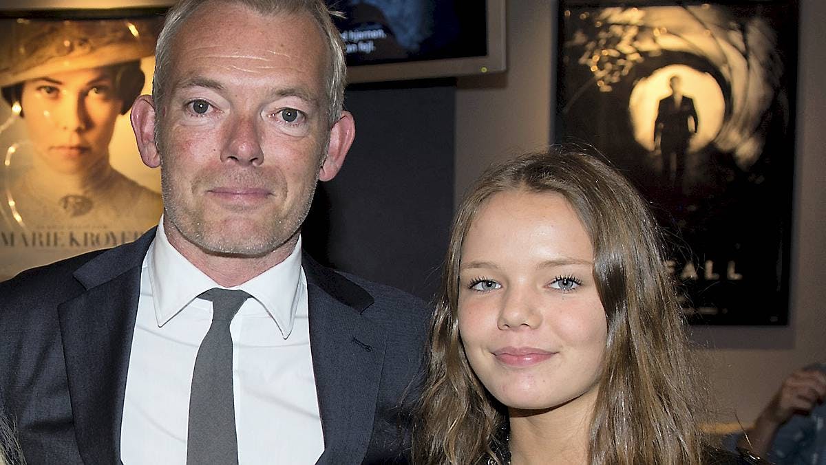 Søren Mallings yngste datter går allerede i hans fodspor.