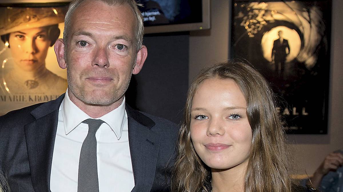 Søren Mallings yngste datter går allerede i hans fodspor.