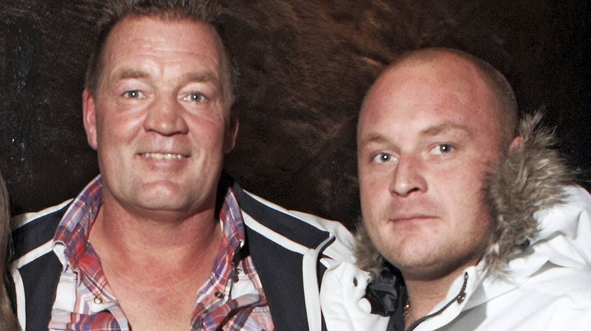 Brian Nielsen med sønnen Steffen