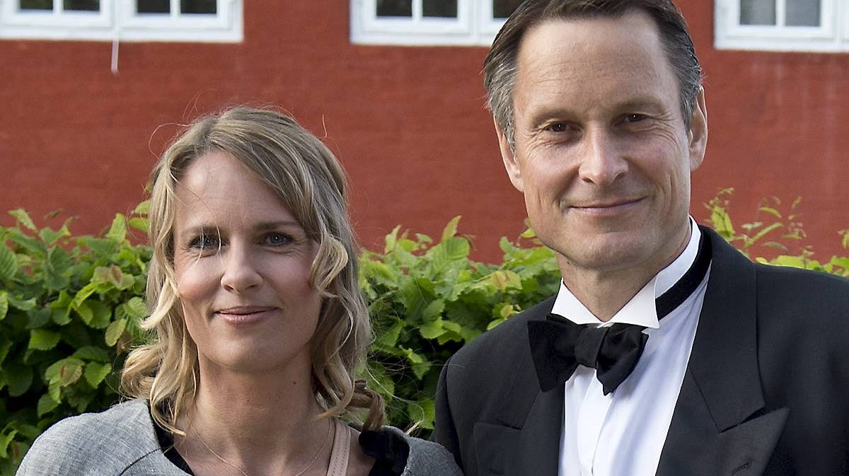 Claus Meyer og hustruen Christina.