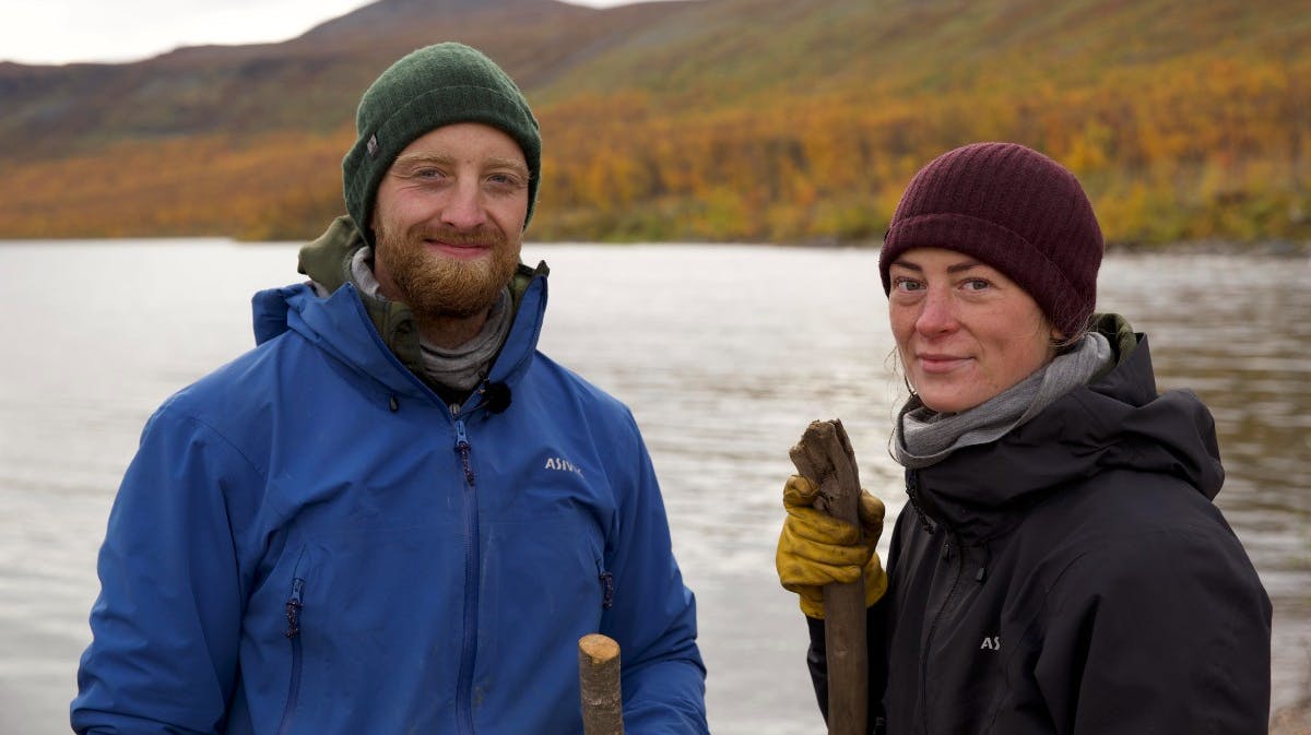Bjørn og Ann fra "Alene i vildmarken". 