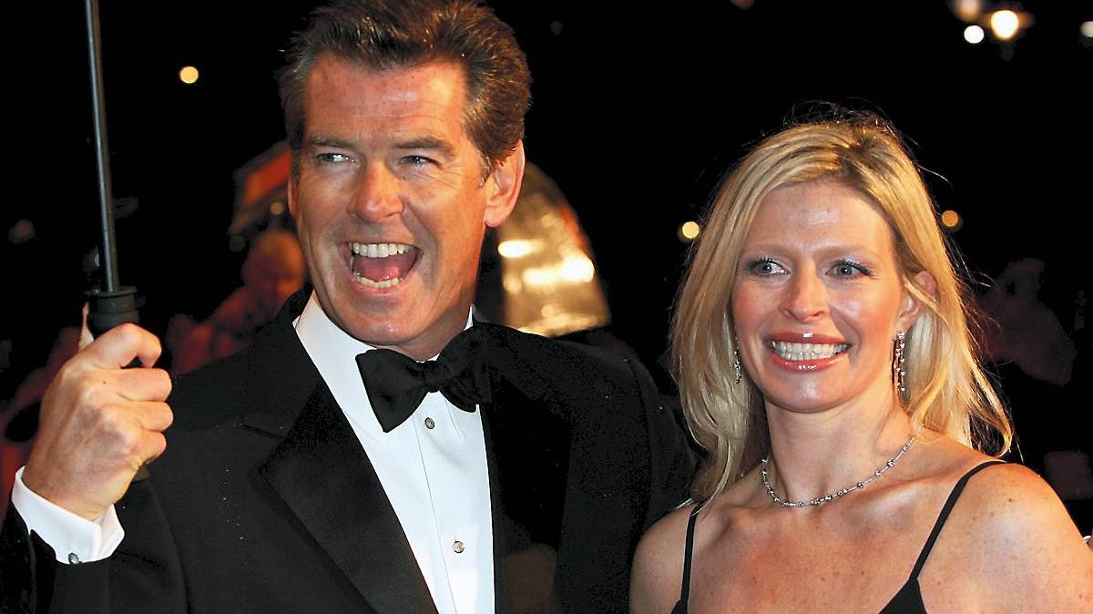 Pierce Brosnan og datter Charlotte