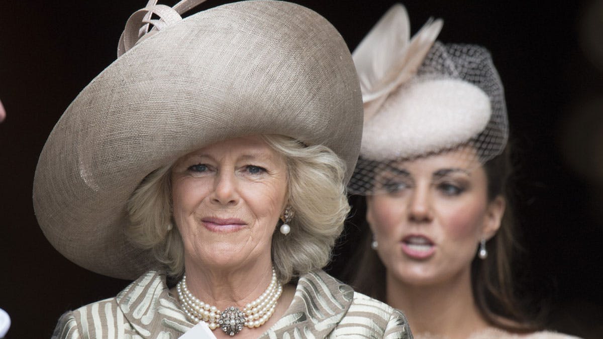 Hertuginde Camilla af Cornwall og hertuginde Catherine af Cambridge