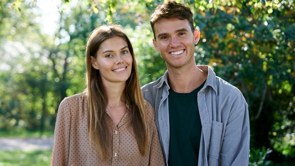 ”Nybyggerne”-vinderparret Caroline og Reece Curran venter deres første barn i det nye år. 