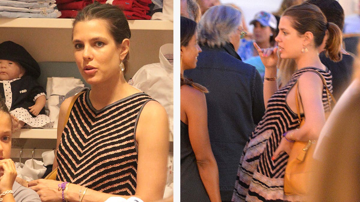 Charlotte Casiraghi gravid mave