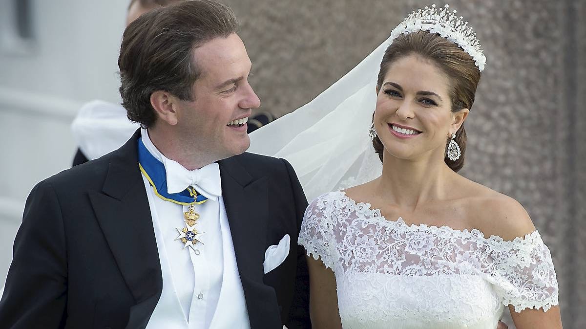 Chris O'Neill og prinsesse Madeleine.