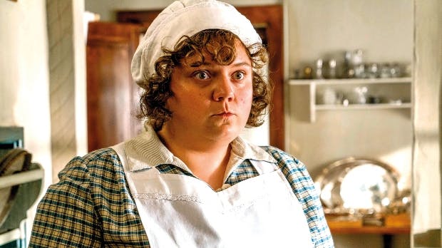 I ”Badehotellet” spiller Ena Spottag kokkepigen Martha.