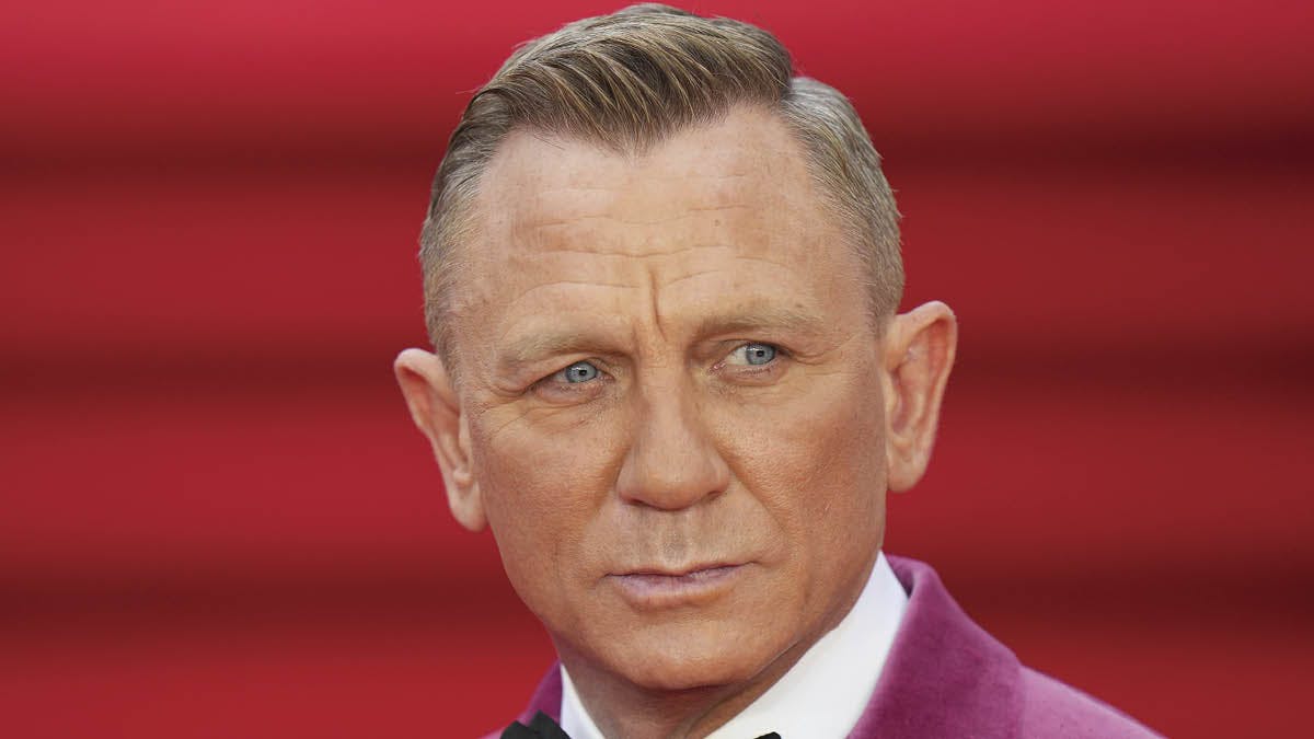 Daniel Craig ved gallapremieren på James Bond-filmen &quot;No Time to Die&quot;.&nbsp;