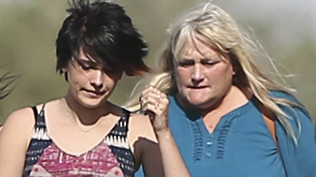 Paris Jackson og Debbie Rowe.