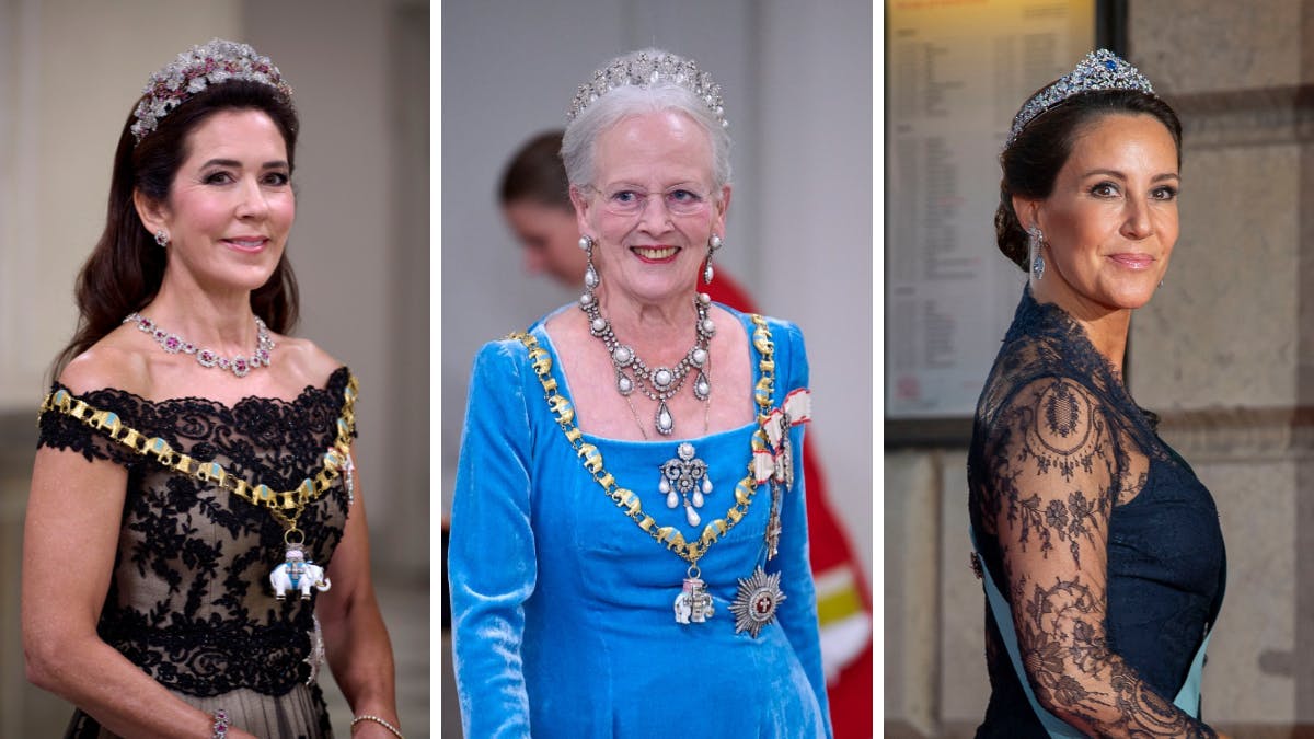 Kronprinsesse Mary, dronning Margrethe og prinsesse Marie&nbsp;