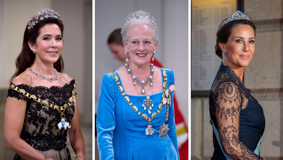 Kronprinsesse Mary, dronning Margrethe og prinsesse Marie&nbsp;