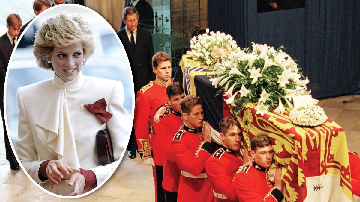 Prinsesse Dianas begravelse, 6. september 1997. Indsat: Prinsesse Diana.