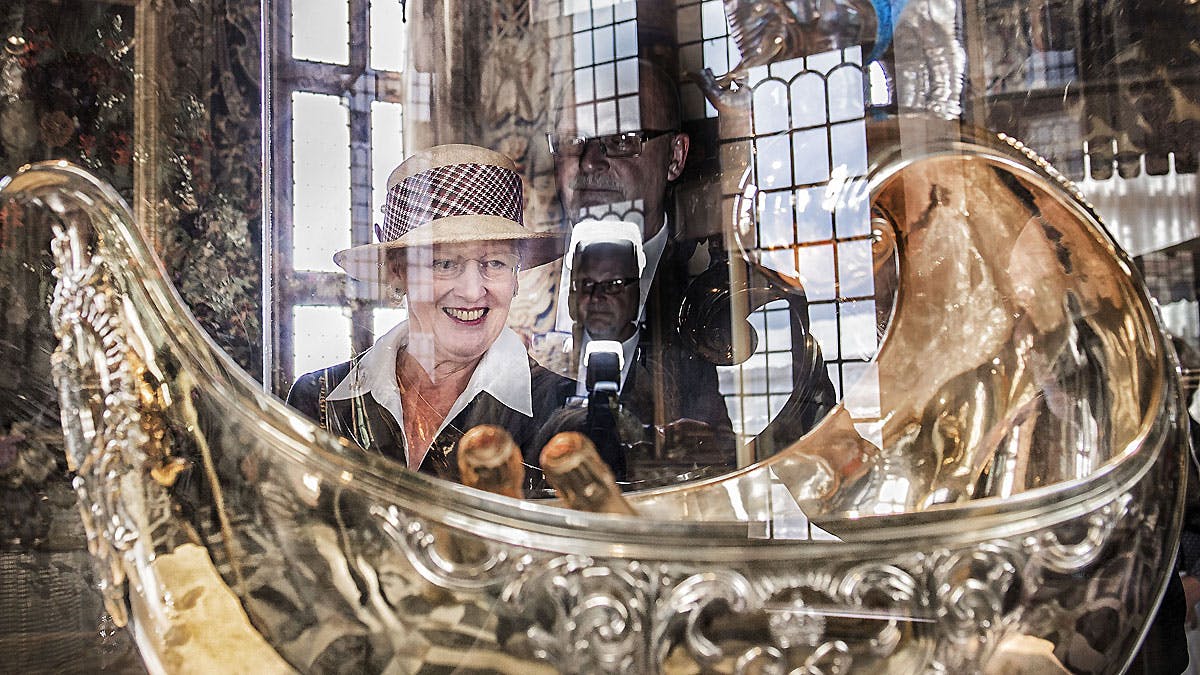 dronning margrethe dansk-russisk historie på Frederiksborg Slot.