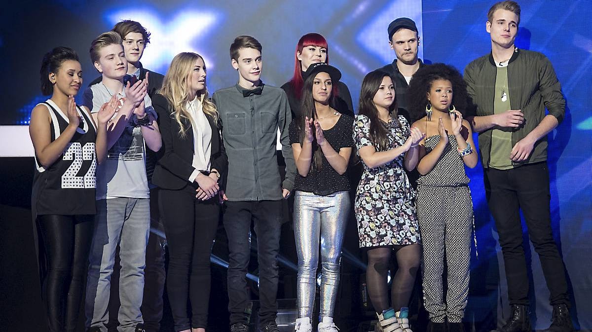 Første liveshow ved X Factor 2013.