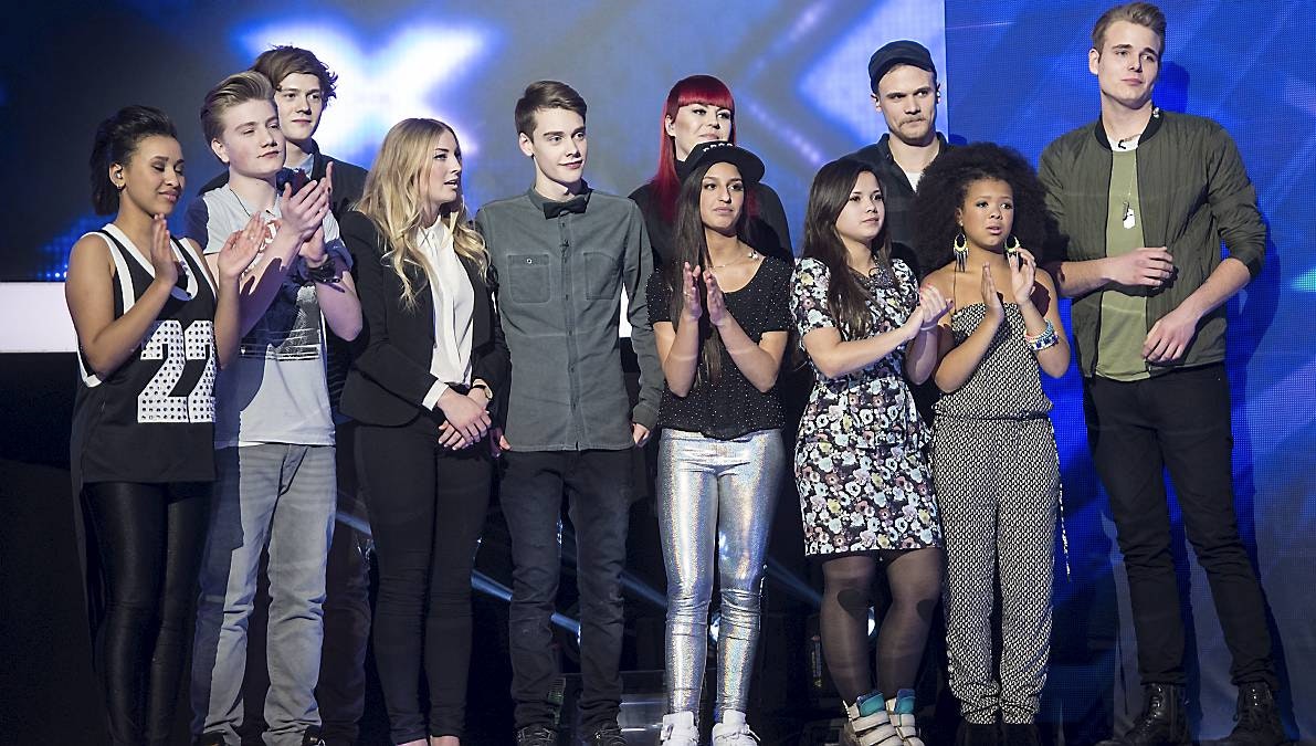 Første liveshow ved X Factor 2013.