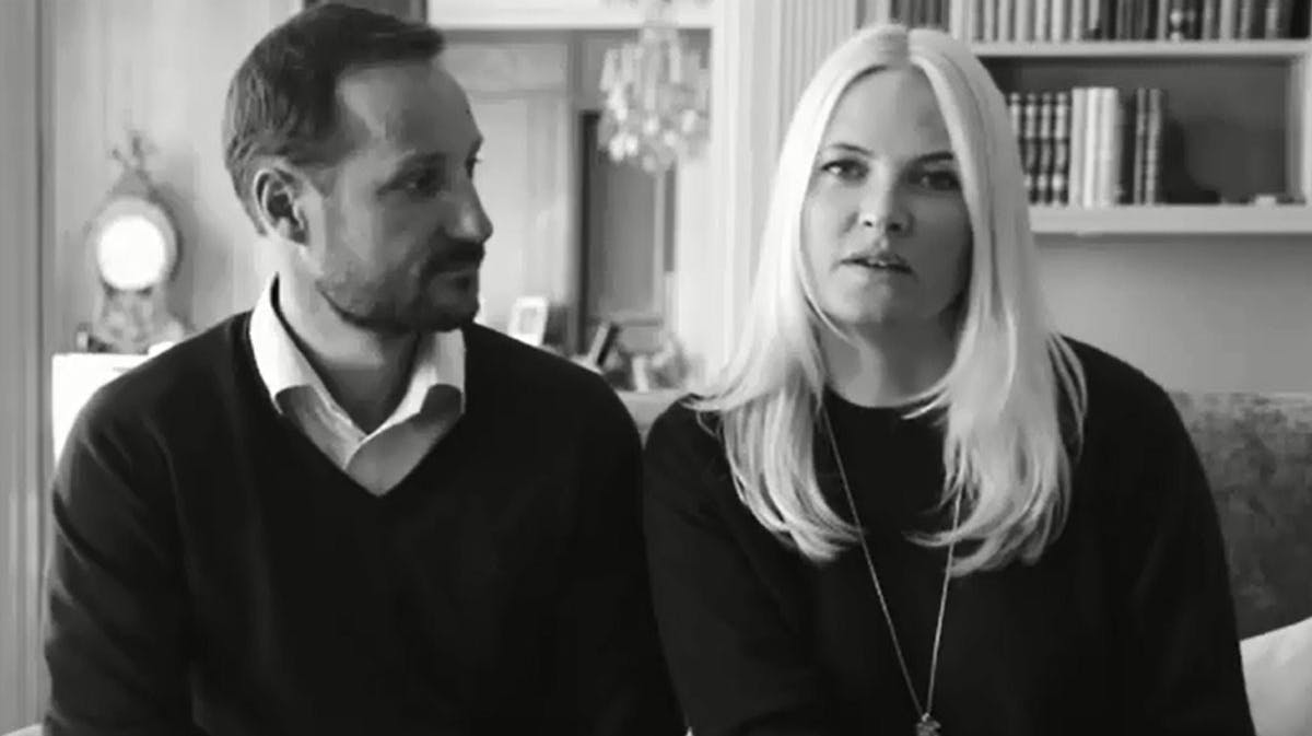 Kronprins Haakon og kronprinsesse Mette-Marit.