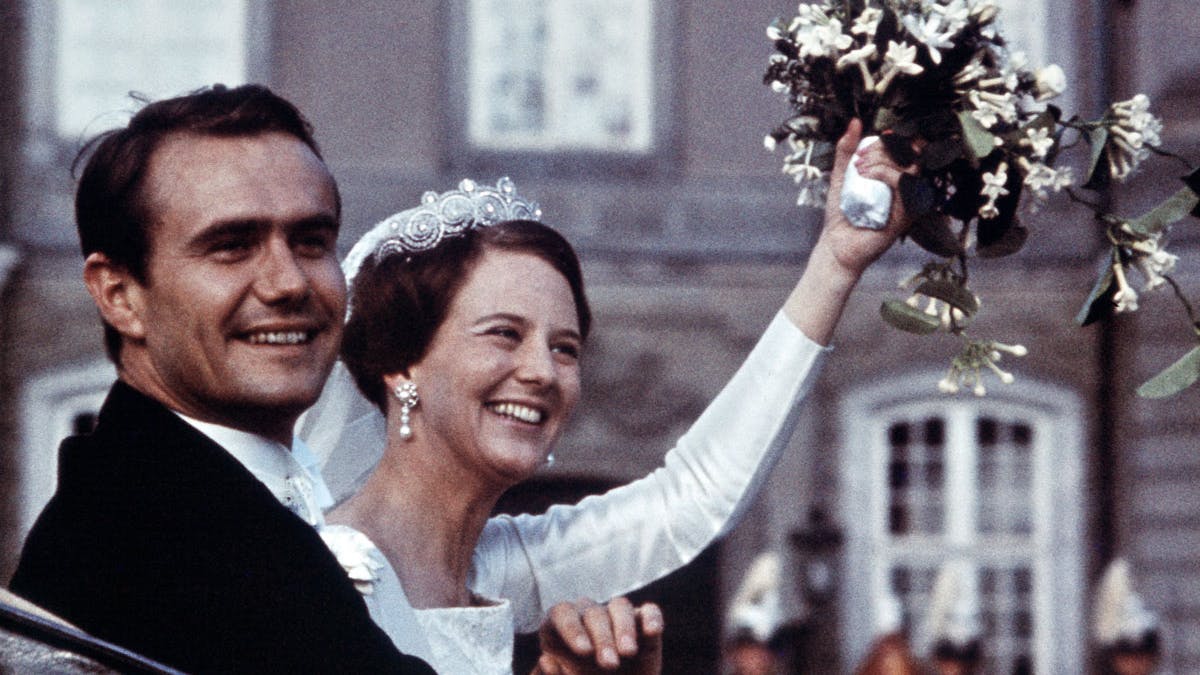 Regentparrets bryllup den 10. juni 1967.