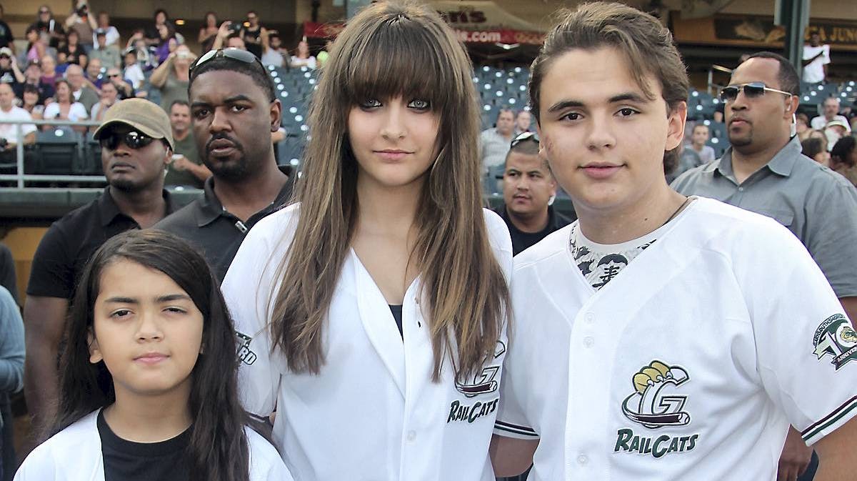 Blanket, Paris og Prince Jackson.
