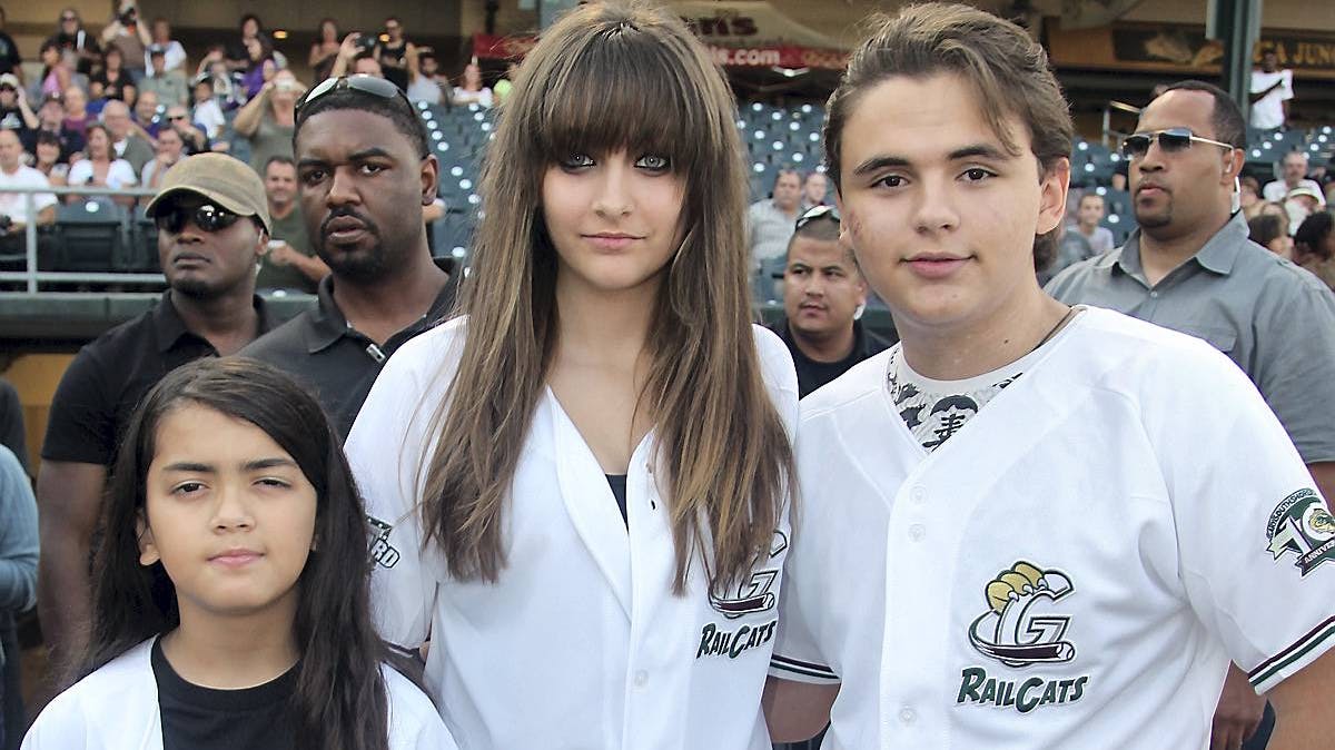 Blanket, Paris og Prince Jackson.