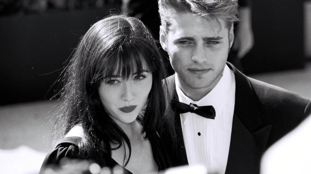 Jason Priestley og Shannen Doherty.