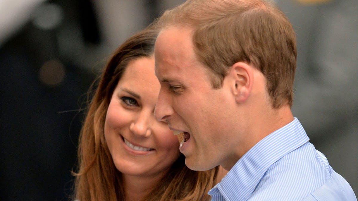 Hertuginde Catherine af Cambridge og prins William.