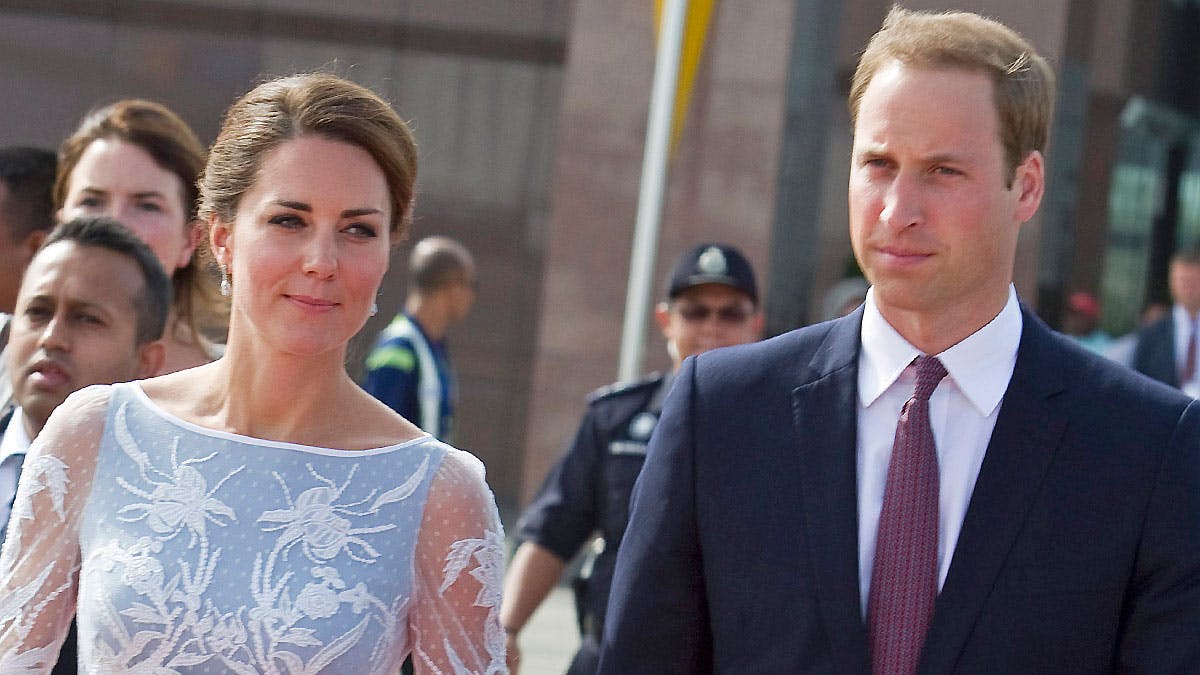 Kate Middleton og prins William som forældre til prins George