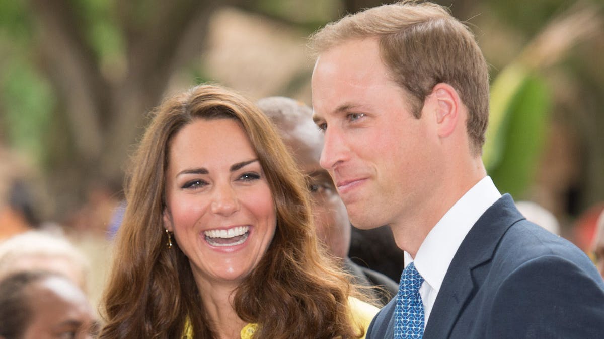 Hertuginde Catherine og prins William.