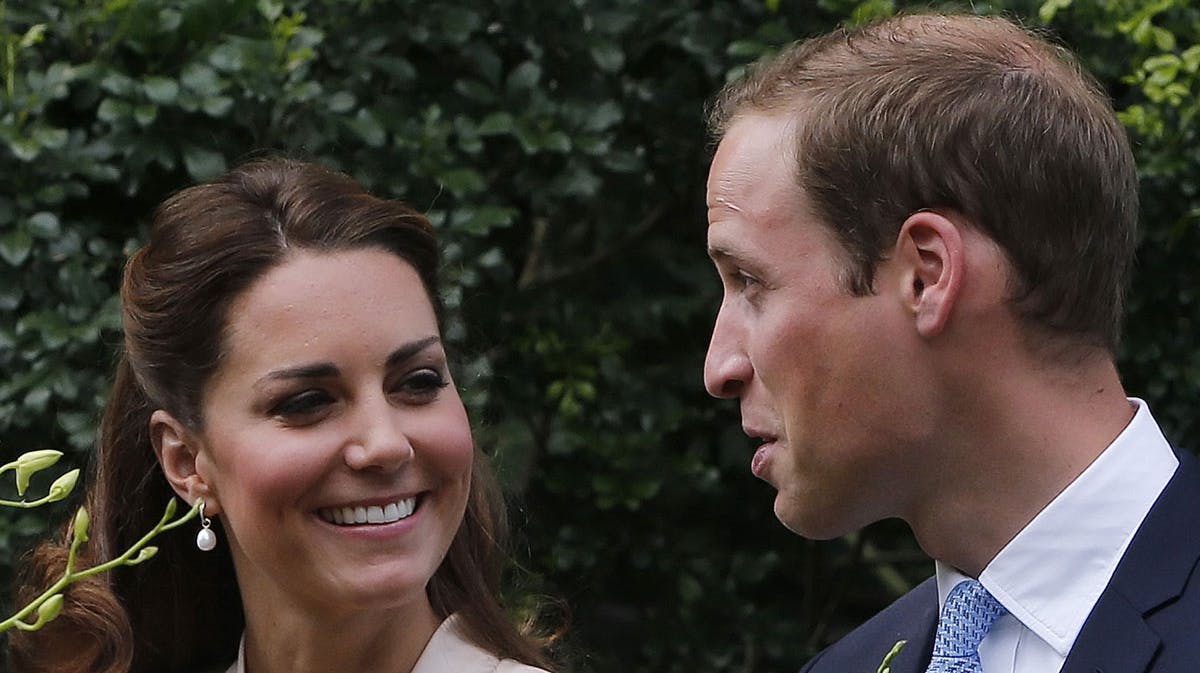 Hertuginde Catherine og prins William.