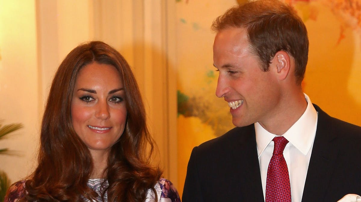 Hertuginde Catherine og prins William.