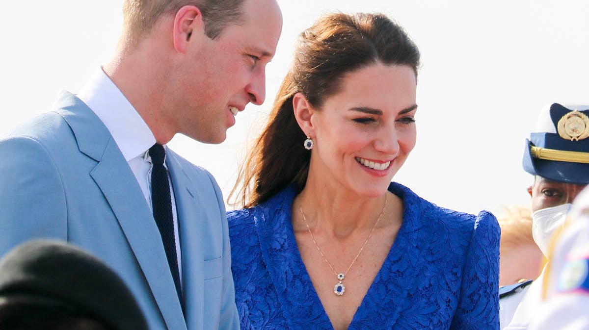Hertuginde Catherine og prins William.