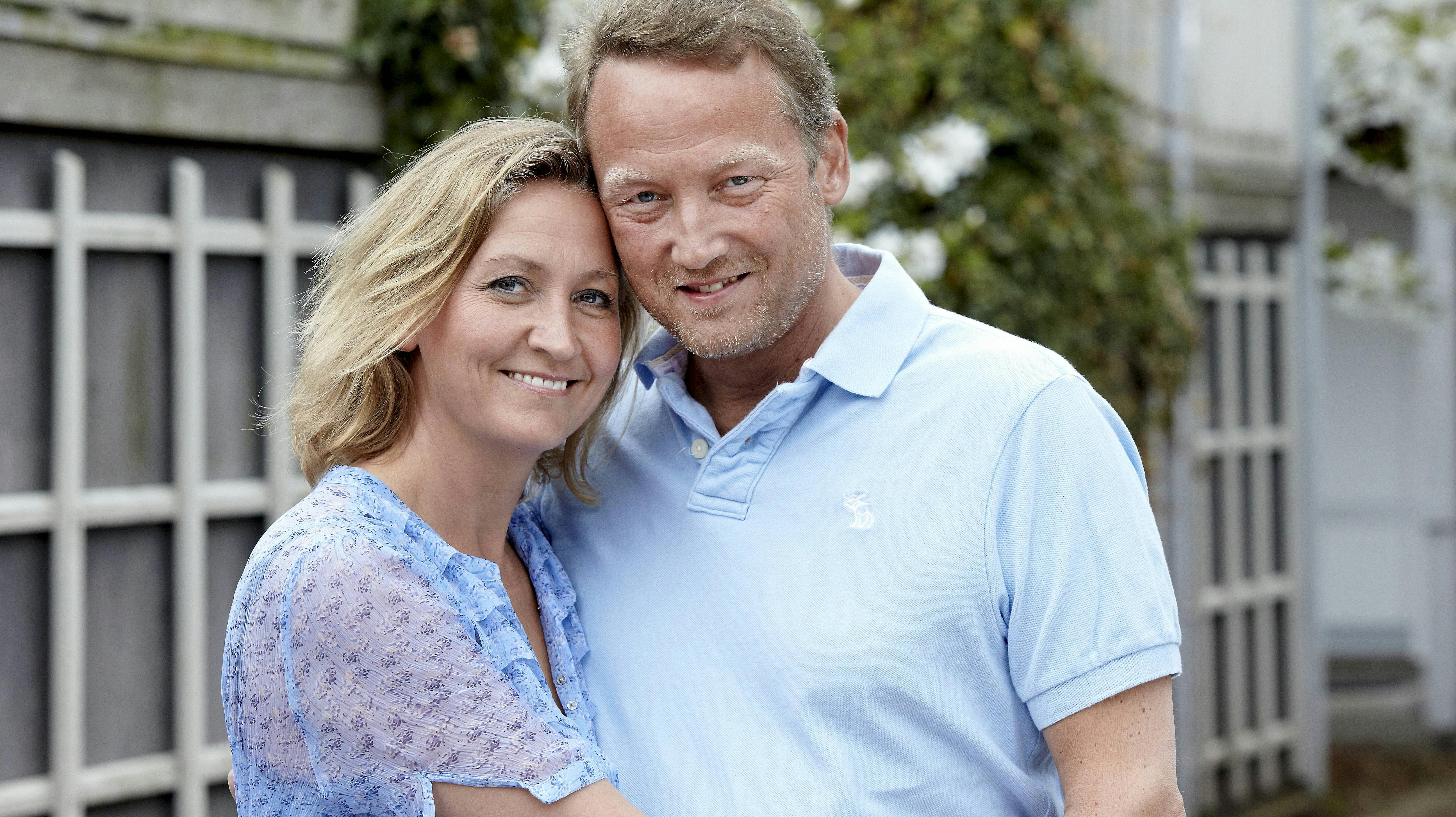 Lisbeth Zornig Andersen med sin mand Michael Rauno Lindholm