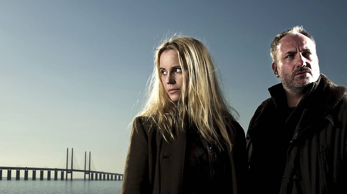 Broen 3 Saga og Martin i skikkelse af Sofie Helin og Kim Bodnia